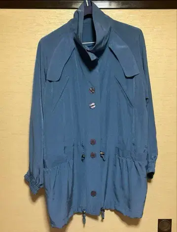 otto collection 여성용 겉옷 코트 얇은 소재 블루 오샤레