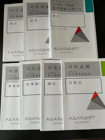 사법시험 예비시험 2024 아갈로트 종합 강의 논증집