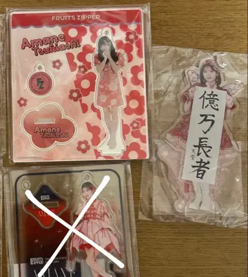 후르츠 지퍼 츠키아시 아마네 아크릴 스탠드 2개