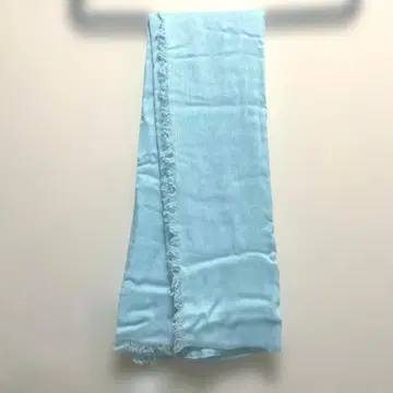 라이트 블루 프린지 스톨