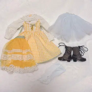 SDM 미모사 드레스 세트 부츠 포함