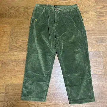 Magentaskateboards 올리브 그린 코듀로이 팬츠 XL