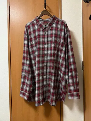 구제 의류 데드스탁 5xl 넬 체크 셔츠