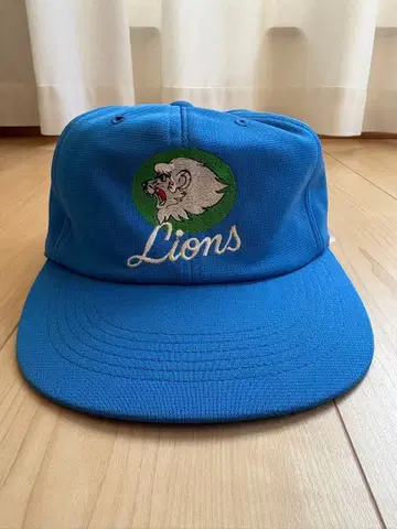[레어 80s] 세이부 라이온즈 메쉬 캡 구 로고 조절 부착 파랑