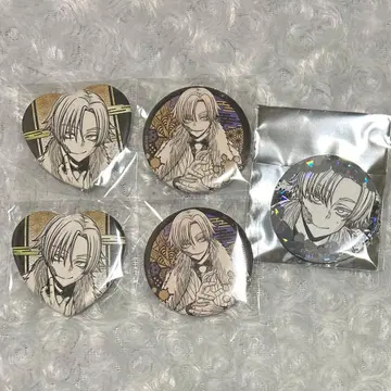 도원암귀 모모츠구 이바라키 하트 홀로그램 캔뱃지