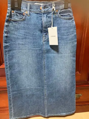 23 x DENIM 데님 블루 타이트 스커트