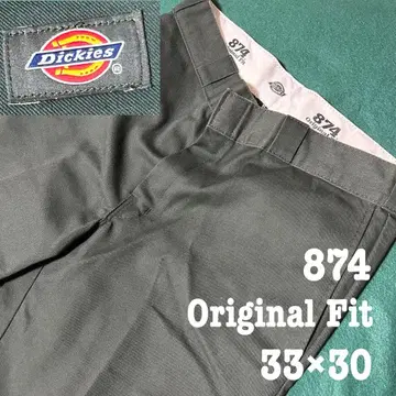 [ Dickies ] 874 오리지널 핏 33 x 30 올리브