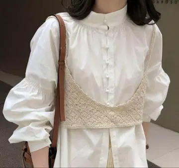 Eaphi natural crochet bustie 뷔스티에