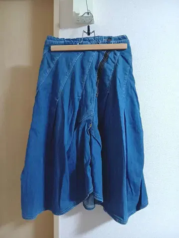 메르시보쿠 스테디셀러 인기 상품 변형 데님 스커트