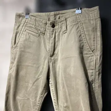 FOB FACTORY 입체 컷 부츠컷 치노 M 베이지