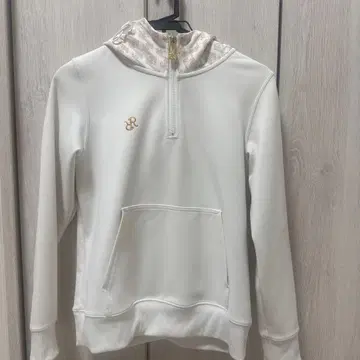 화이트 풀 집업 후디 여성용