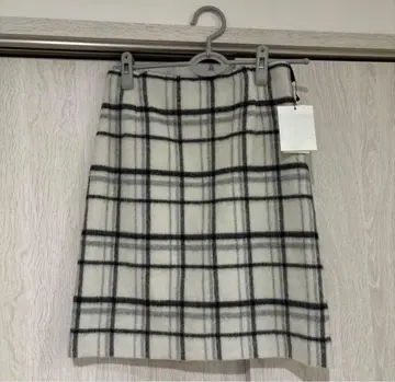 [ 미사용 새상품 ] 체크 미니 스커트