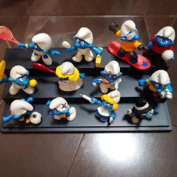 스머프 12체 케이스 입