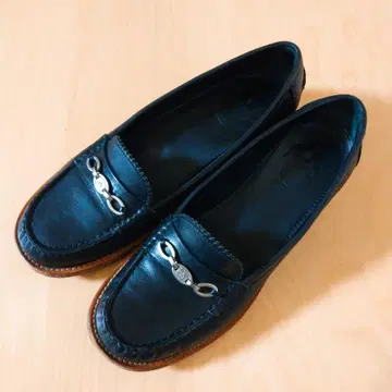 BALLY 카프 레더 로퍼 체인