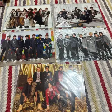 쟈니즈 클리어 파일 5장 세트 WEST 미개봉 새상품