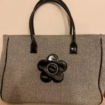 마리콴트 라메 트위드 토트백