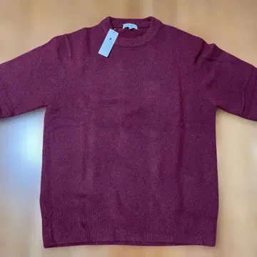 새상품 글로벌 워크 스트레치 부클 니트 스웨터