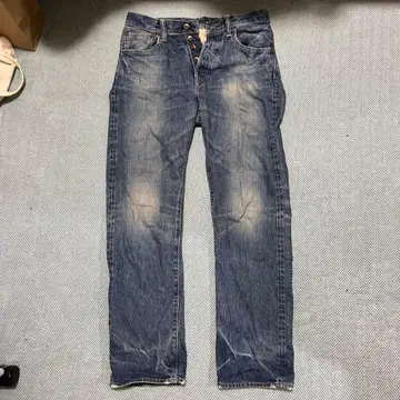 ANACHRONORM 블루 데님 팬츠 레어템