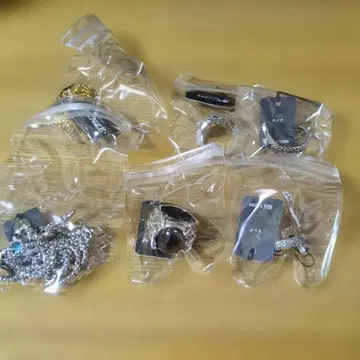 실버 뱀 왕관 목걸이 반지