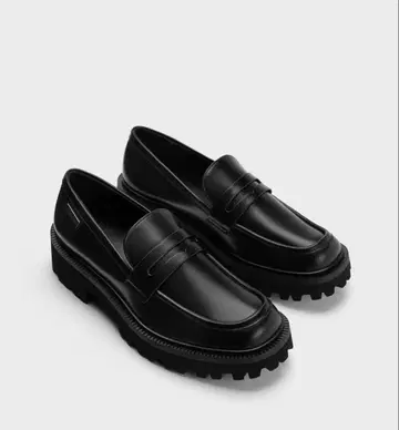 찰스앤키스 커버드 브릿지 솔 로퍼 블랙