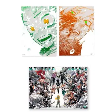 나의 히어로 아카데미아 히로아카 원화전 A2 B2 포스터 세트