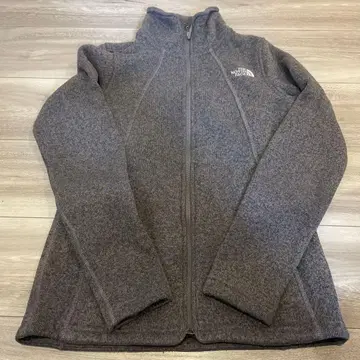 THE NORTH FACE 니트 플리스 집업 자켓 그레이 S