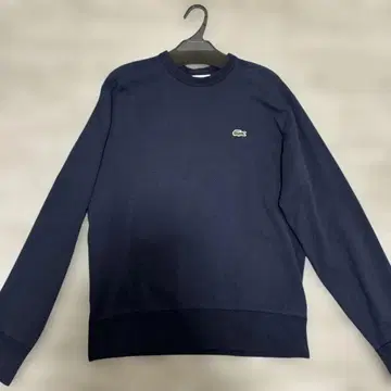 LACOSTE 네이비 긴팔 맨투맨 US S