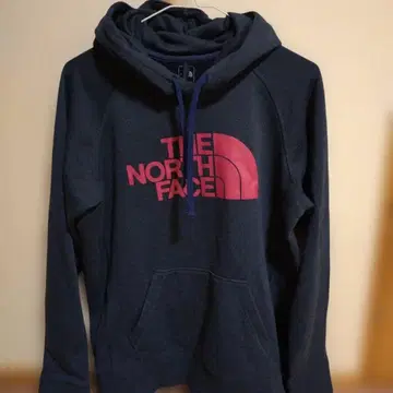 THE NORTH FACE 네이비 후드 부착 후드티