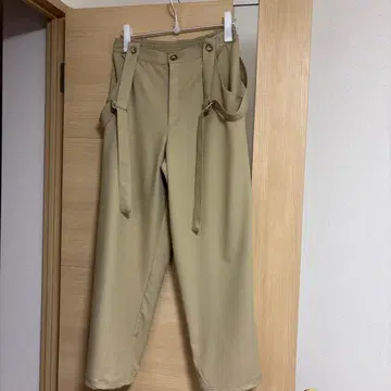 바야코 씨 서스펜더 와이드 팬츠