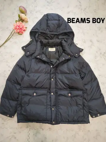 BEAMS BOY 빔즈 보이 다운 자켓 네이비