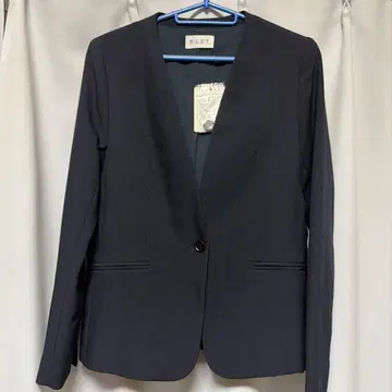 [ 미사용 새상품 ] PLST 네이비 노카라 자켓 S 사이즈