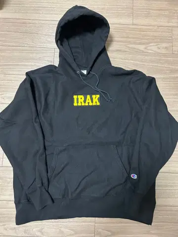 IRAK 박스 로고 후디 XL