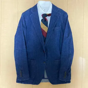 가격 인하했습니다. 새상품급. 정장 셀렉트 테일러드 자켓 데님 인디고