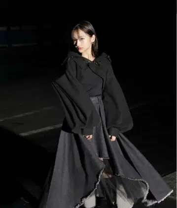 새상품급 melt the lady 턱 슬리브 나노 더플 코트 F 사이즈