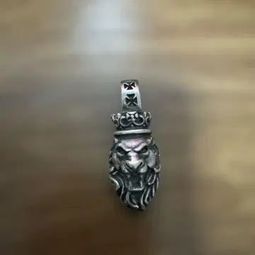 라이온 헤드 실버 펜던트