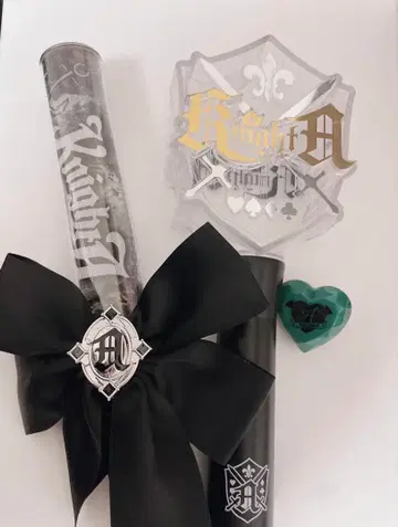 기사A 응원봉 2개, 응원봉 리본, 링 라이트 4개 세트