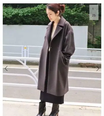 [ 이에나 ] IENA 체스터 코트 차콜 그레이