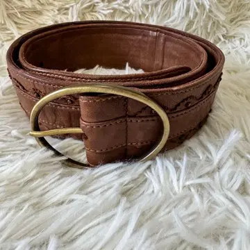 ORCIANI 올치아니 이탈리아제 천연 가죽 양가죽 시어링 가죽 벨트