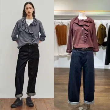 마가렛호웰 파인 코튼 프릴 셔츠