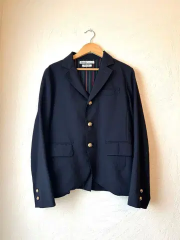 빔즈 보이 테일러드 자켓 골드 버튼 네이비 골드 버튼 일본제