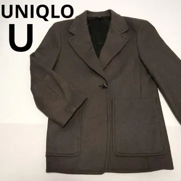 유니클로 U UNIQLO 다크 그레이 테일러드 자켓 블레이저 겨울 블랙