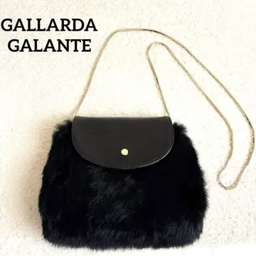 GALLARDAGALANTE 인조 모피 체인 숄더백