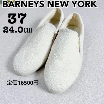 [새상품급] 바니스뉴욕 슬립온 스니커즈 화이트 24.0cm