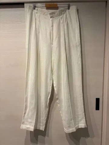 80s~90s YALE 린넨 슬랙스 카스리