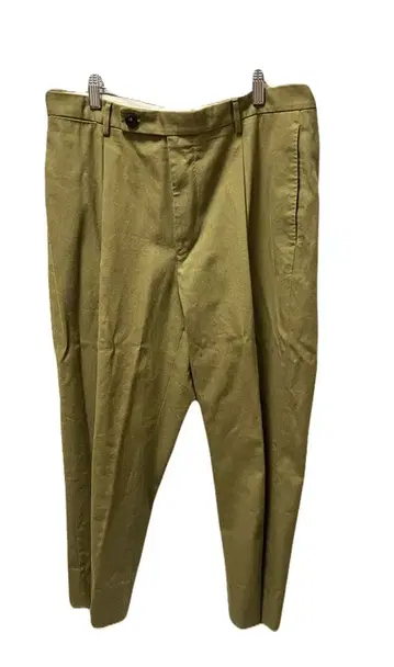 유나이티드 애로우즈 헤링본 1 플리츠 테이퍼드 팬츠