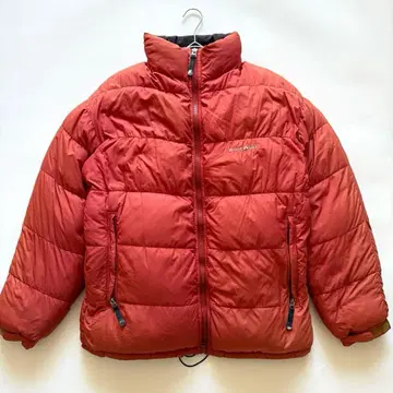 레어 몽벨 벤티스카 다운 자켓 스탠드 카라 오렌지 M