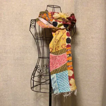 자수 스톨 인도산