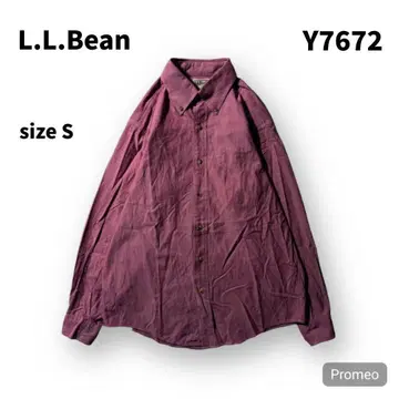 [ 즉시 구매 OK ] L.L.Bean 긴팔 셔츠 사이즈 S 와인 레드