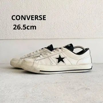 CONVERSE 원스타J ONE STAR J 26.5cm 일본제 화이트