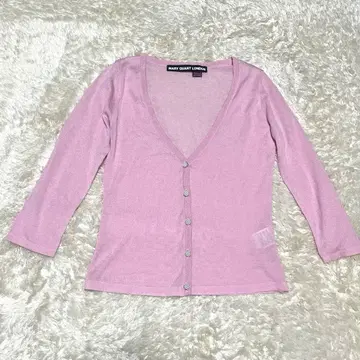 MARY QUANT 마리콴트 가디건 마가렛 버튼